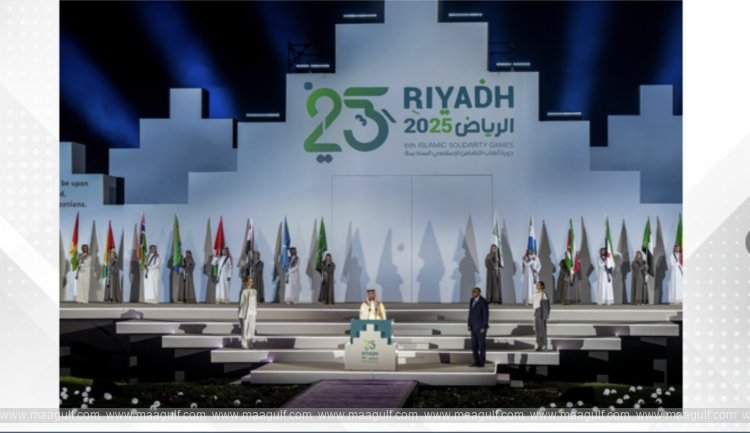 HH Shaikh Khalid bin Hamad attends opening of Sixth Islamic Solidarity Games in Riyadh
